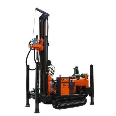Mwx180 Steel Crawler Water Well Drilling Rigs Machine 280m Depth Undergroud Borehole Drilling Rig