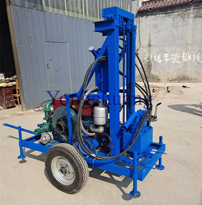 Factory Direct Sales of 100 Meters Hydraulic Drilling Machine with Diesel Engine Power