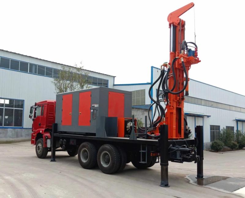 Truck-Mounted High-Power Diesel Engine Water Well Drilling Rig Truck-Mounted Water Well Drilling Rig