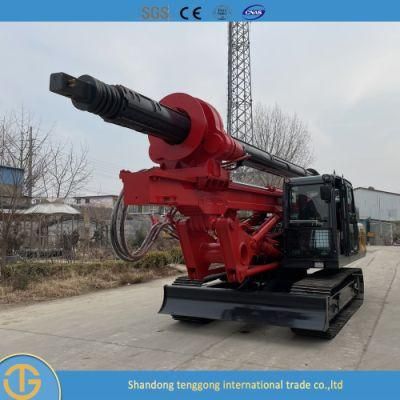 Dr-130 33m Mobile Crawler Hydraulic Portable Rotary Drilling Rigs Manufacturers