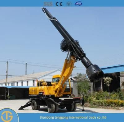 Portable Piling Machine Head Hydraulic System Auger Boring Oil Surface Drilling Rig