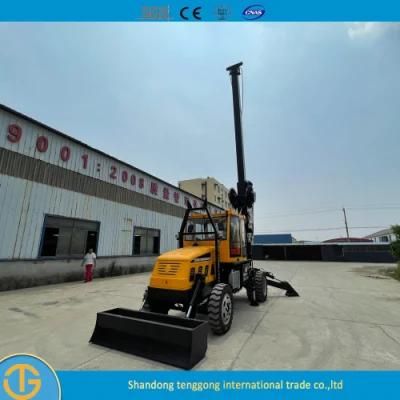 Crawler Hammer Construction Auger Drilling Rig Machine for Sale Dl-180 Model