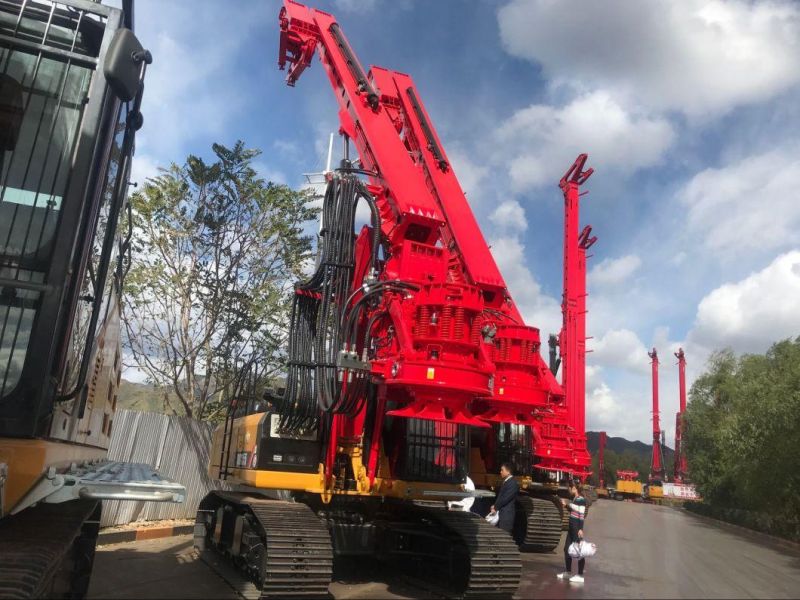 Chinese Small Hydraulic Air Rotary Drilling Rig Sr155-C101