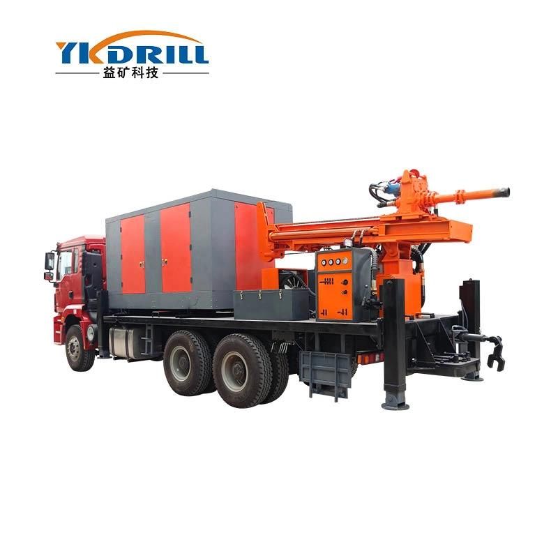 Truck-Mounted High-Power Diesel Engine Water Well Drilling Rig Truck-Mounted Water Well Drilling Rig