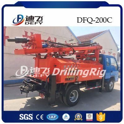 2022 Hot Sale Truck Mounted DTH Drilling Rig Using Air Compressor