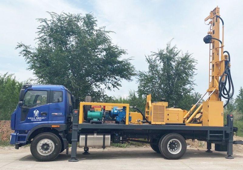 400m Hydraulic Driven Truck Mounted Water Well Drilling Rig