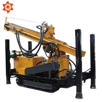 Farm Borewell Drilling Rig Rotary Drilling Rig with Compressor