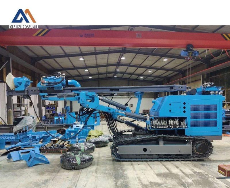 D Miningwell Ht500 Separated DTH Crawler Type Drilling Rig 203mm Borehole Core Drilling Machine