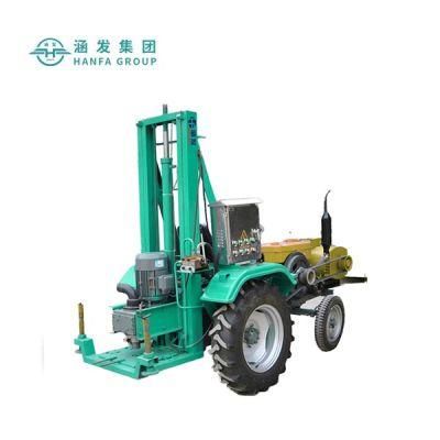 Portable Soil Tube Water Well Drilling Rig Machine Price (hf100t)