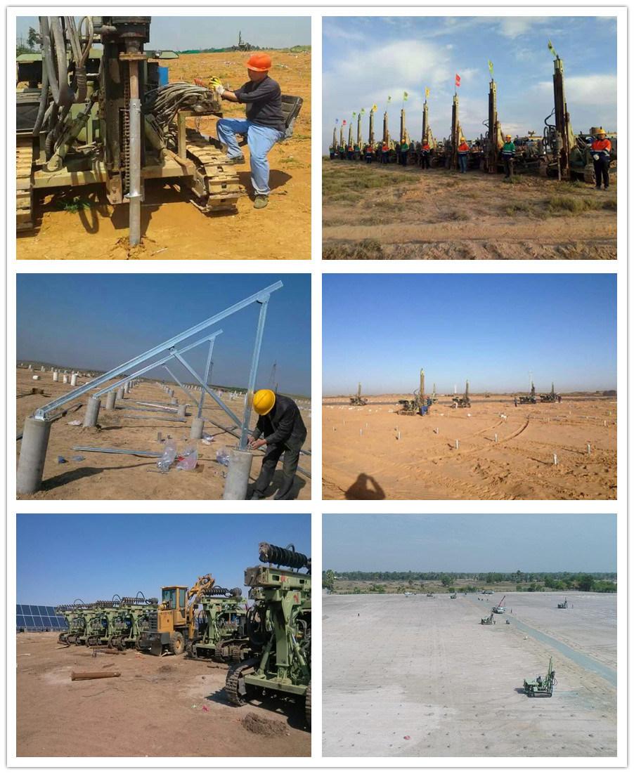 High Efficiency Solar Piling Machine