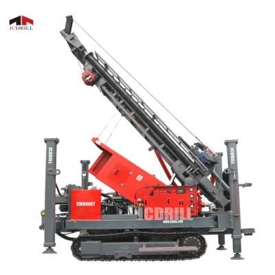 Max 400m Depth Yuchai Engine Crawler Water Well Drilling Rig Cwd400