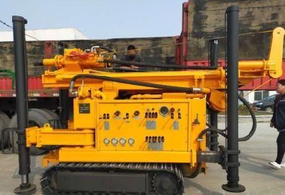 300b Diesel Crawler DTH Deep Air Water Well Drilling Rig