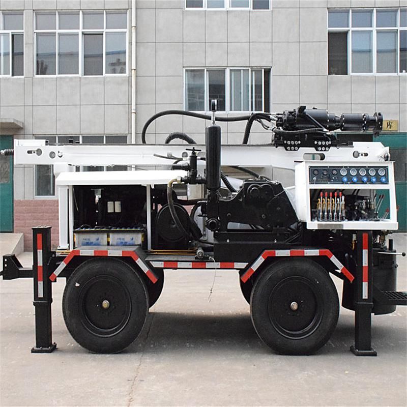 300m Deep DTH Borehole Water Well Drill Rig Deep Hole