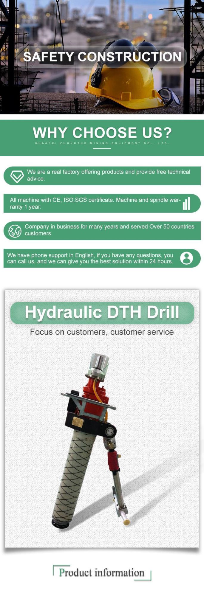 Coal Mine Drill Rig Rock Bolt Drill