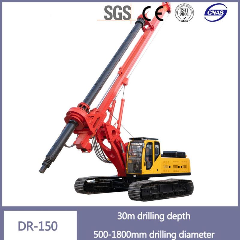 Dingli Professional Dr-150 Piling Machine Crawler Rotary Drilling Rig
