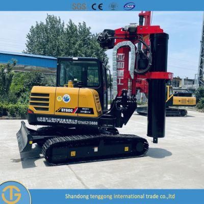 Hydraulic Mechanical Mini Portable Pile Drilling Rig