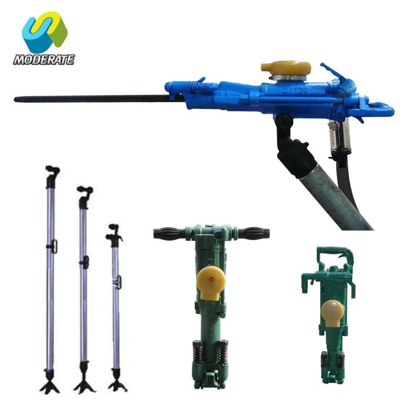 Portable Drilling Rig Pneumatic Air Leg Rock Drill Yt28