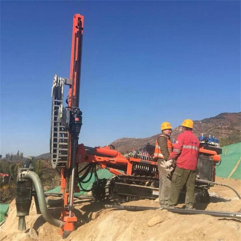 Portable Ground Air Hydraulic Crawler Mining Borehole Drilling Rig Machine