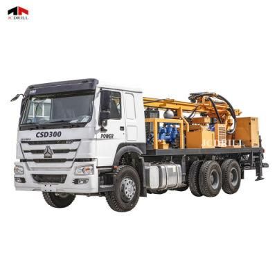 300 Meters Truck Mounted Water Well Drilling Rig Drilling Rig for Water Well DTH Drilling Machine