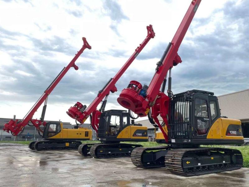 35 Kn. M Output Torque Ycr35 Small Rotary Drilling Rig