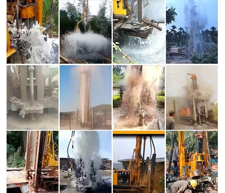 China Big Sell Drill Mast 2m Drilling Machine Drilling Depth 160m Depeth Pneumatic Drill Rig for Sale