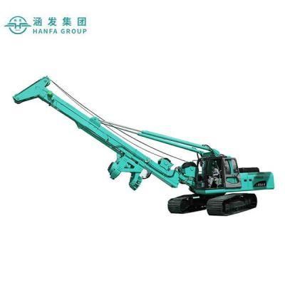 Hf856A Hydraulic Rotary Drilling Rig for Bridge Road Building 56m Depth