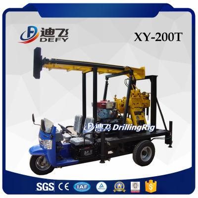Shallow Water Well Drilling Rig Equipment for 200m Depth