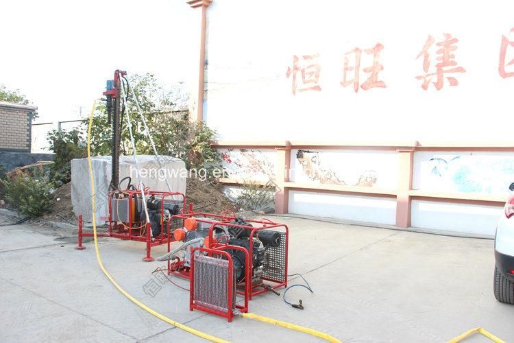 Small Pneumatic and Hydraulic Rock Drilling Rig