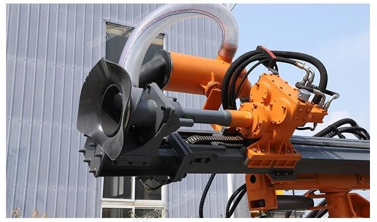 Hole Depth 20m Diesel Crawler Type Pneumatic Blast Hole Rock Drilling Machine with Air Compressor