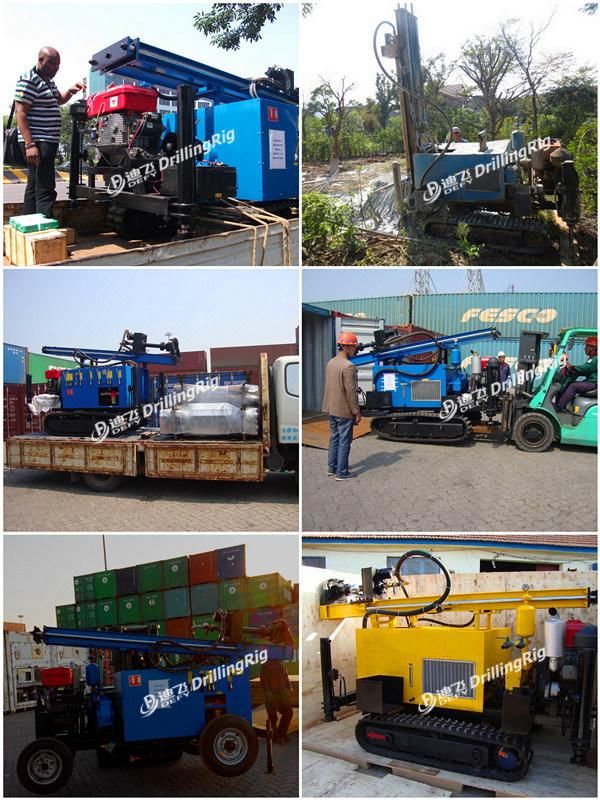 2022 Hot Sale Top Drive Trailer/Crawler Mounted DTH Drill Rig for 100m