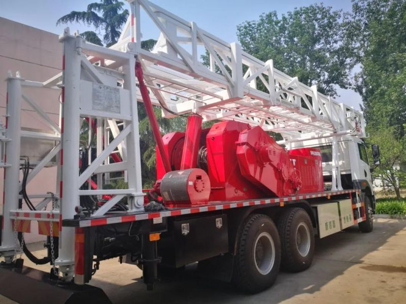 New Design! Full Battery Power Workover Rig Truck Mounted Drilling Rig No Diesel Power Electrical Driven Rig