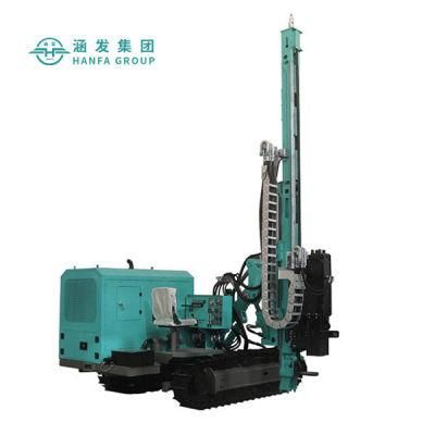 Hfpv-1A Small Static Hydraulic Crawler Rotary Photovoltaic Drilling Rig