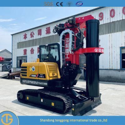 Pneumatic Pile Driver Drilling Electric Ground Screw Pile Driver Epuipments Dr-60 Middle Rotary Rig Machine