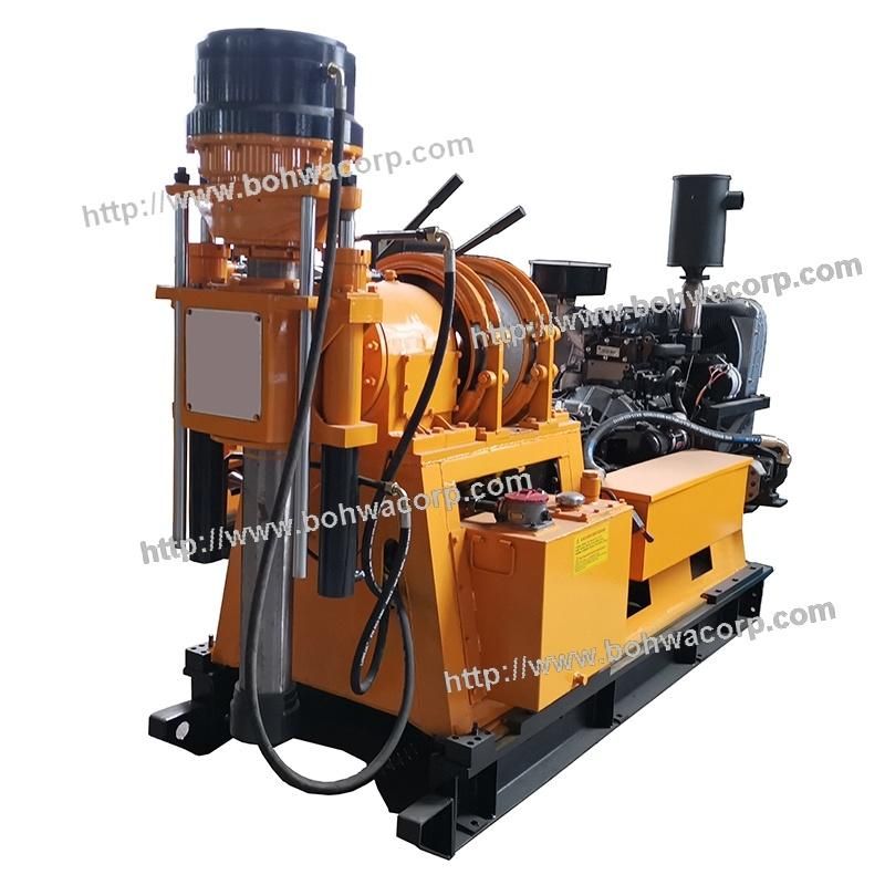 100m Portable Hydraulic Chuck Pile Borehole Drilling Rig