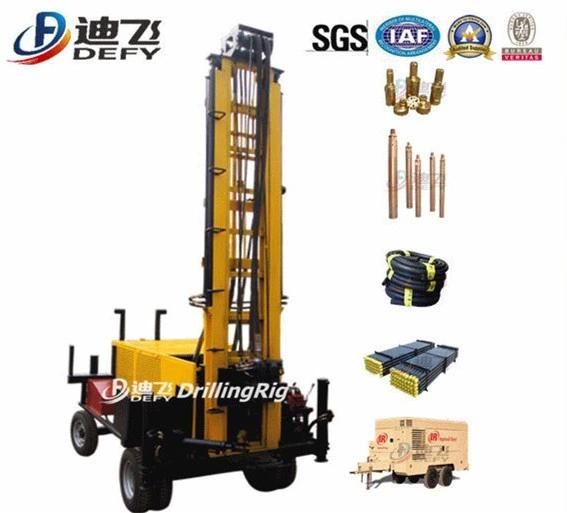 Used Trailer Mounted Water Well Drilling Rig China