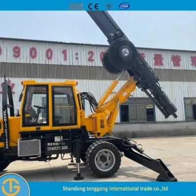 Diesel Engine Hydraulic System Portable Small Drilling Rig for Sale Dl-180 Model