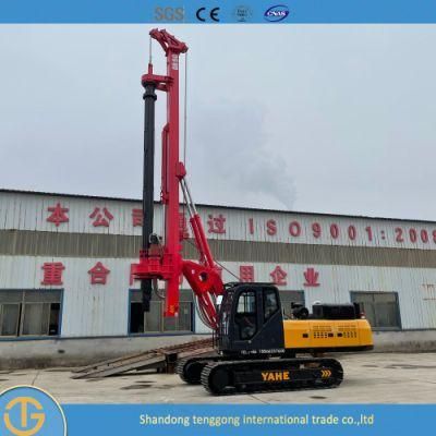 Electric Ground Screw Pile Portable Surface Head Hydraulic Bored Diesel Engine Drilling Rig for Sale