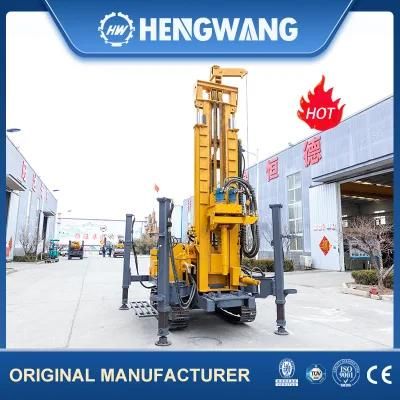 with Engine Brand Yunnei 76kw Drilling Depth 260m Pneumatic Water Well Drilling Rig