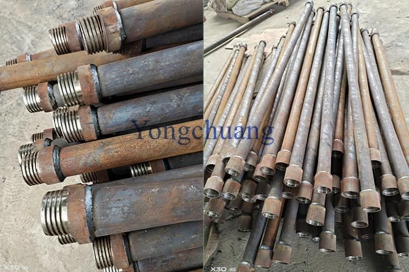 Hydraulic Drilling Rigs with Drill Pipe and Drill Bit