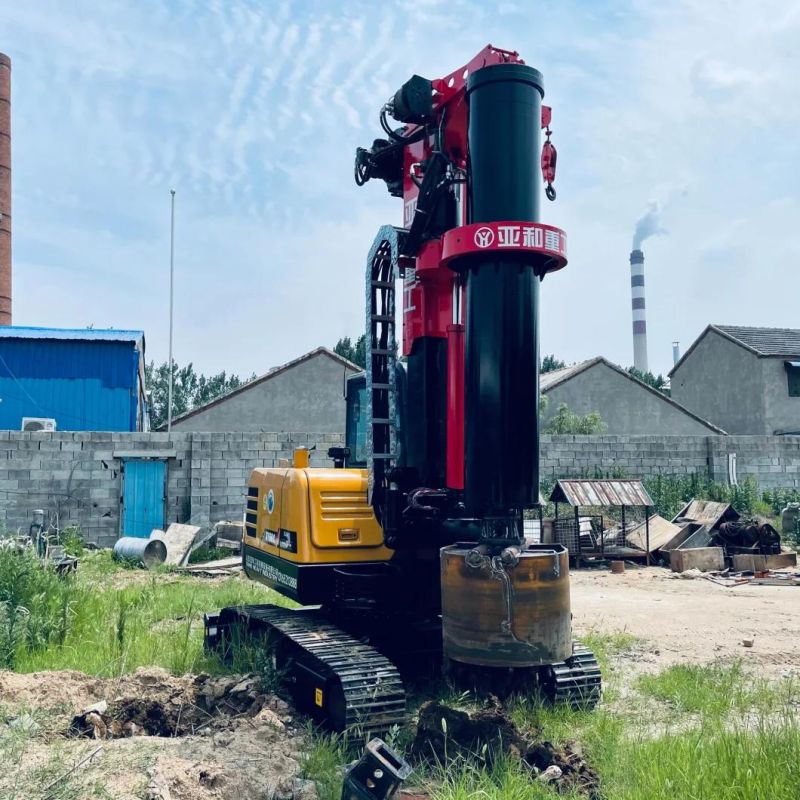 Mini Bore Pile Driving Machine Rotary Drilling Rig for 5-20m Concrete Foundation Project
