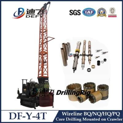 Df-Y-4t Portable Geological Exploration Drilling Diamond Core Mine Drill Rig for Sale