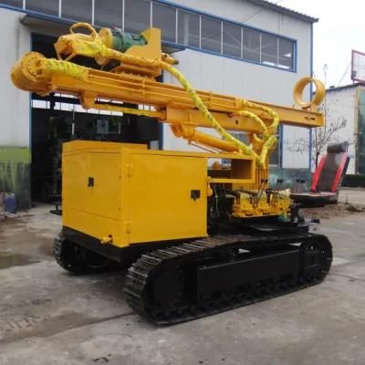 Photovoltaic Solar Energy Crawler Hydraulic Screw Ground Drilling Pile Driver Construction Machinery