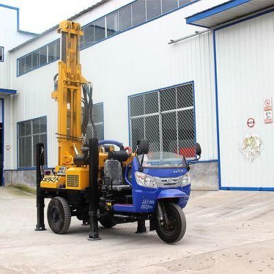 22HP Diesel Engine Borehole Tubewell Trailer Mounted Portable Hydraulic Water Well Drilling Rig 100m