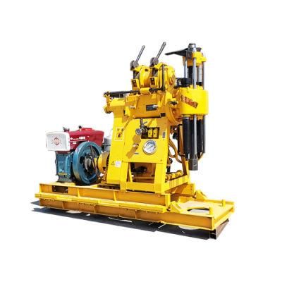 Diesel Type 150m Deep Borehole Depth Pneumatic Well Drilling Rig Machine for Lithosphere Land