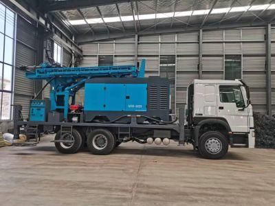 Mobile Diesel Borehole Digging Water Well Drilling Machine Rig Truck