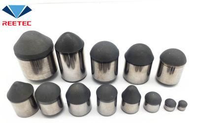 Flat Face Cross Face Ballistic Diamond Button Bit Thread Rock Mining Drill Bit for Rock Drilling