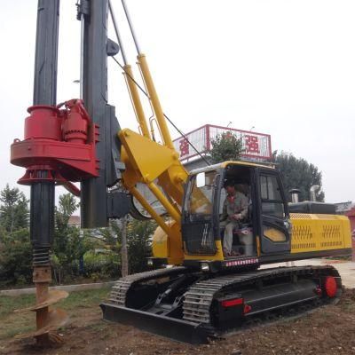 35m Crawler Base Water Well Drilling Rig Machine Driven by Diesel Engine with 35m Drilling Depth Pneumatic DTH