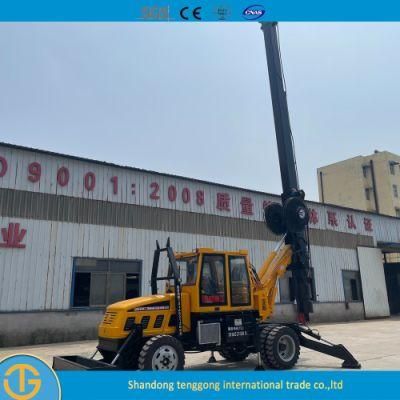 Portable Crawler Hammer Construction Auger Pile Drilling Rig for Sale Dl-180 Model