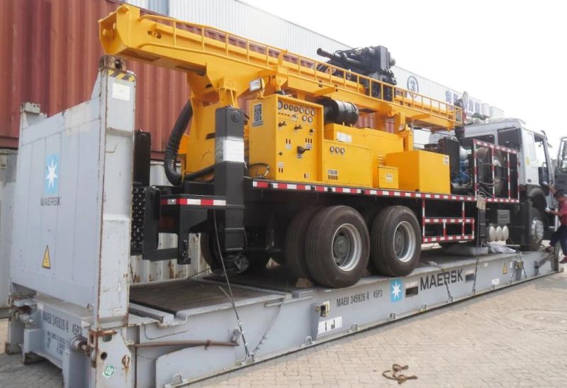 800m Depth Water Well Drilling Rig Mounted on Sinotruk HOWO