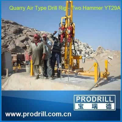 Quarry Stone Pneumatic Vertical Horizontal Rock Drill Rig